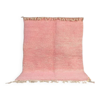 Tapis azilal rose fait main