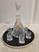 Service liqueur crystal of Bavaria 20th century