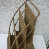 Magazine rack Wicker woven