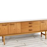 Midcentury 'Avalon' Teak Sideboard / Long John. Stylish Vintage Modern / Re