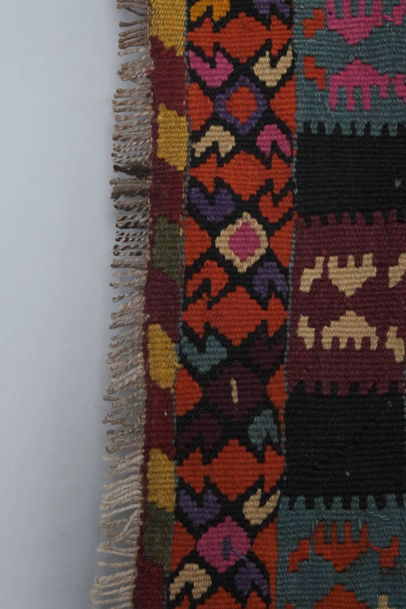 Vintage Turkish hallway rug 190x500 cm