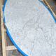 Original Knoll Tulip oval dining table 244x137 Eero Saarinen Arabescato Matt