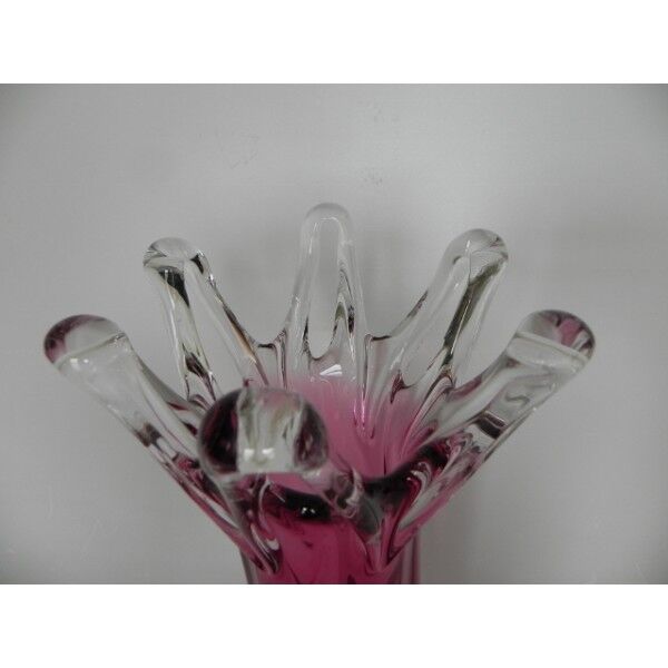 Vase vintage en verre Prima