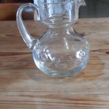 Crystal carafe and night glass