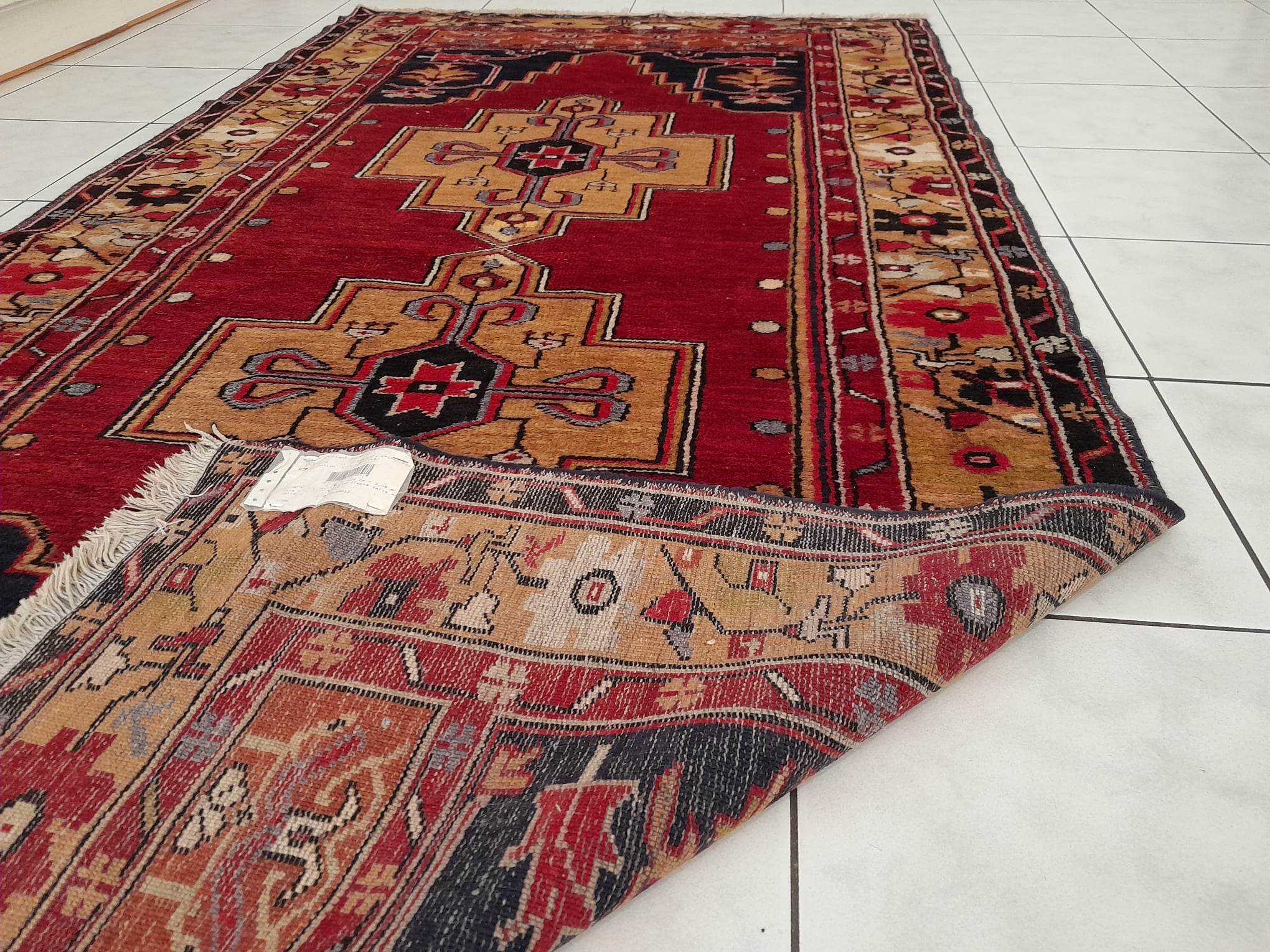 Anatolian Yahyahli rug 247x125cm