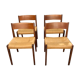 4 chaises modèle Pia de Poul Cadovius vers 1960