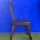 Paire de chaises rustiques en T, orme massif Aranjou,
