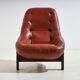Leather armchair by Jean Gillon for Probel (mk10185)
