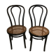Set of 2 chairs thonet cane