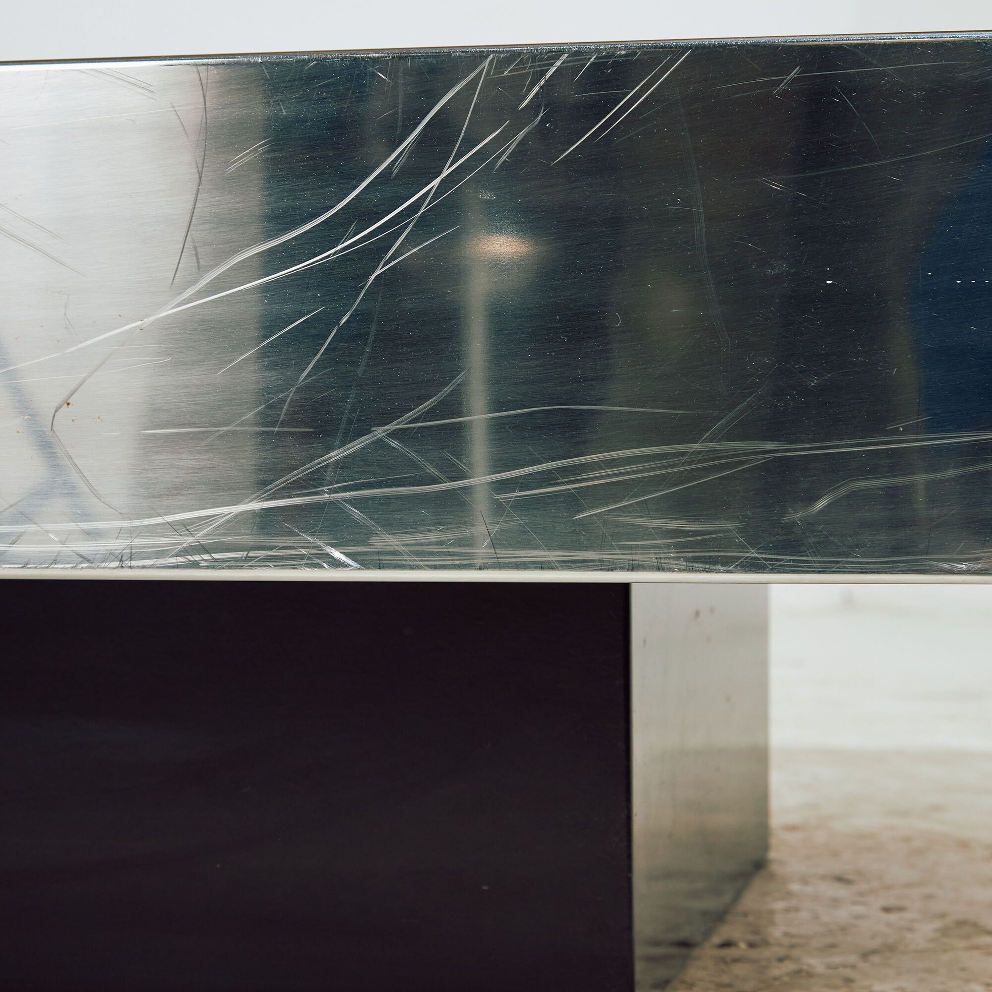 Chrome and glass coffee table by Willy Rizzo for Cidue.