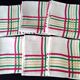 6 linen napkins Basque linen