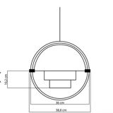 Gubi multi-lite suspension