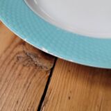 Set of 3 turquoise soup plates L'Amandinoise