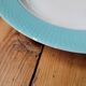 Set of 3 turquoise soup plates L'Amandinoise