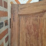 Ancienne paire de portes d'armoire forme arrondie