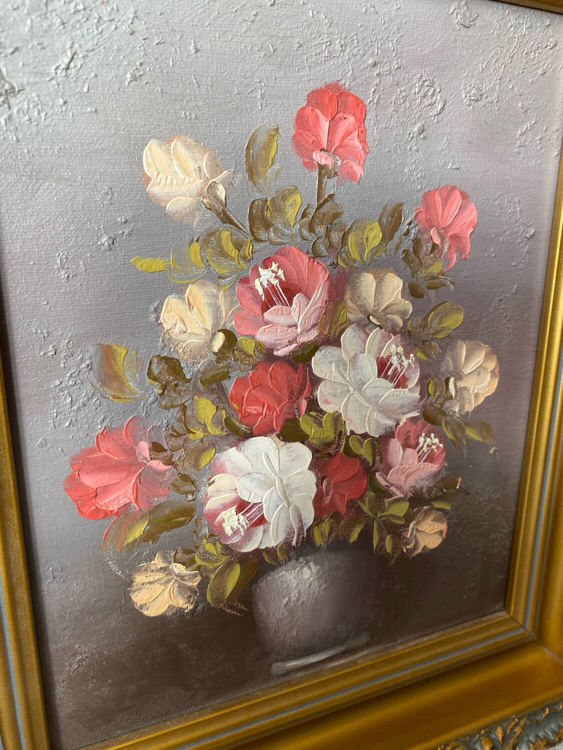 Oil on canvas, framed still life