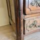 Louis XIV period Arbalette chest of drawers in solid walnut circa 1700