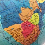 World Map globe taride maps 1969