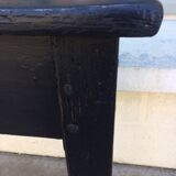 Black console table