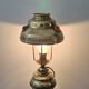 Art Nouveau style brass lamp