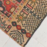 4x7 Navy Blue & Red Vintage Persian Rug, 136x224Cm