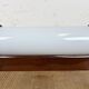 Industrial Brown Bakelite Wall Light with Milk Glass, 1950s