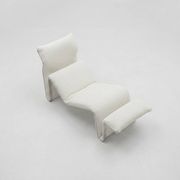 "Lysmasken" chaise longue in aluminium and canvas, designed by Eric Sigfrid Persson, 1970s.