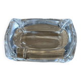Daum crystal solo ashtray from France