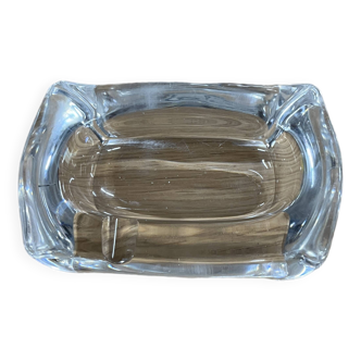 Daum crystal solo ashtray from France