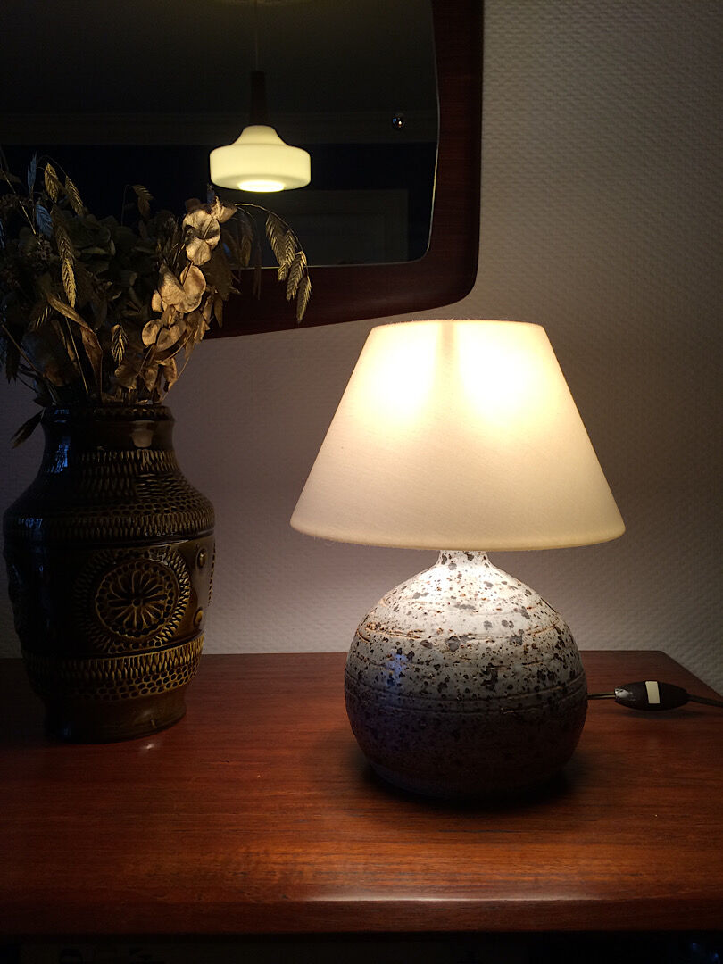 Vintage sandstone lamp