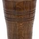 Vintage umbrella stand holder oak basket storage design 60's minimalist
