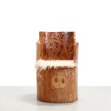 Swedish pine trunk chair from the 1960s