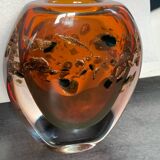 Vase with belly signed Pierre Marion 80s