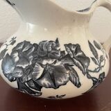 Black ironstone pitcher