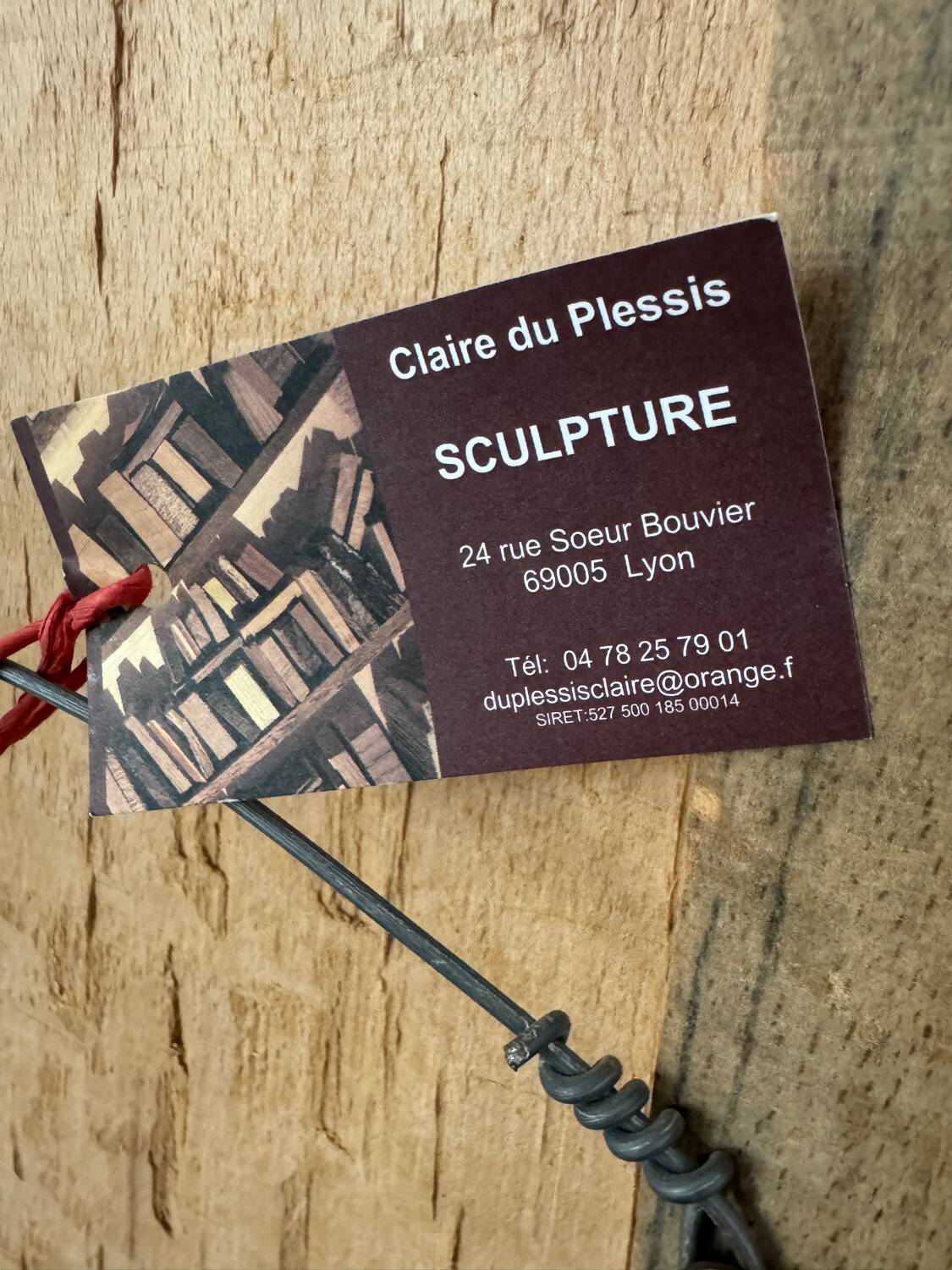 Sculpture bas relief noeud bois