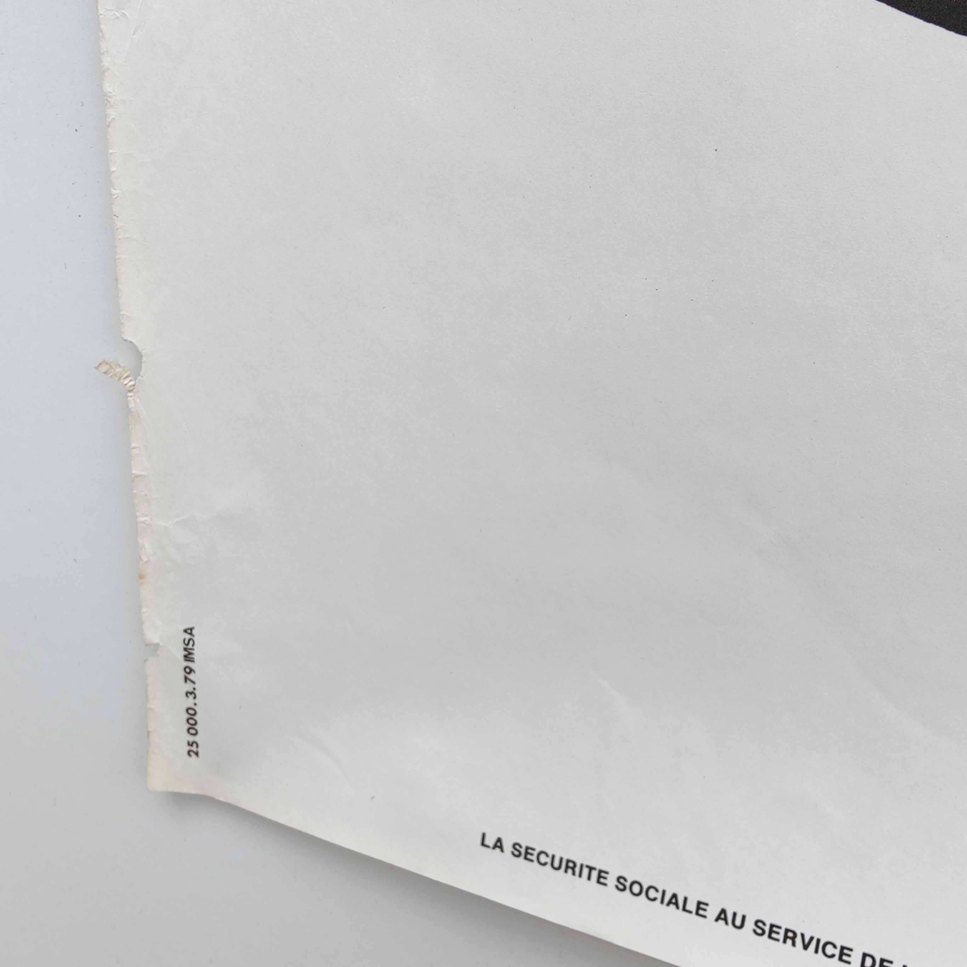 Vintage poster INRS graphics Metzger