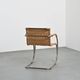 D42 tubular steel and cane armchair, Tecta, Germany, circa 1980