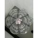 Italian Style Murano Glass Pendant in Transparent