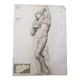 Elève de Fernand Cormon à l'école des Beaux-Arts - Dessin au fusain Jean Jules Dufour (1889-1973)
