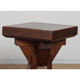 Pair of solid oak stools, French craftsmanship, 1960.