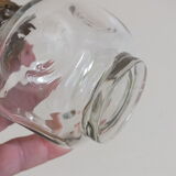 Charming little bulb vase 1900 gilded brass frame