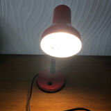Vintage desk lamp in red metal