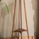Large Art Deco harness in solid oak, early 20th century
