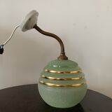 Old gooseneck wall lamp