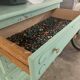 Vintage mint green commode 1950