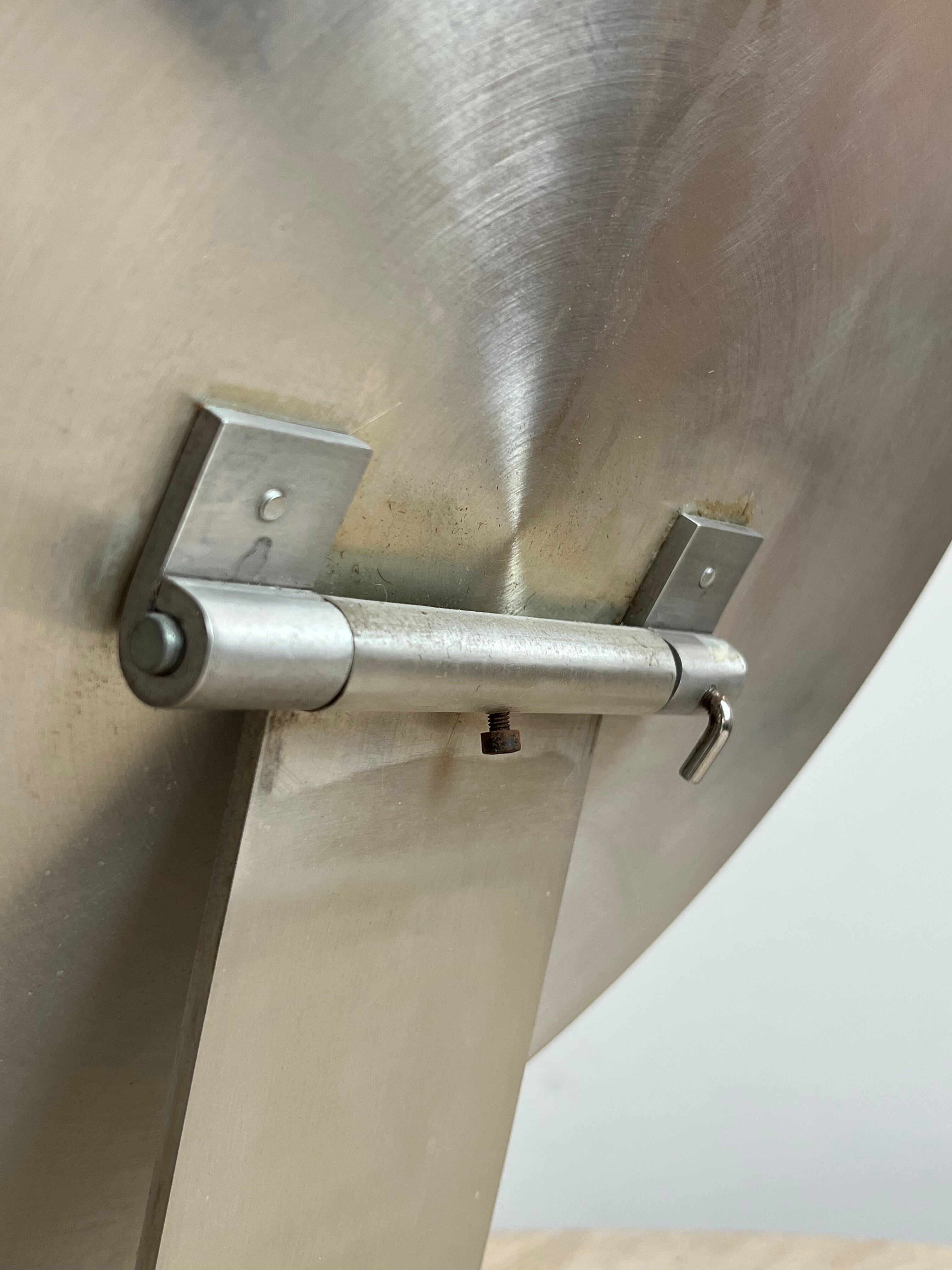 Circular mirror by Pierre Vandel France 70s 47x44cm