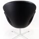 A pair of Swan chairs, model 3320, designed by Arne Jacobsen in 1958