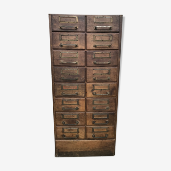 Furniture 1 trade drawers vintage workshop Annees 50