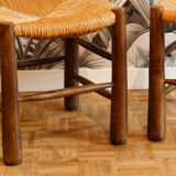 Pair of mulched chairs 50s