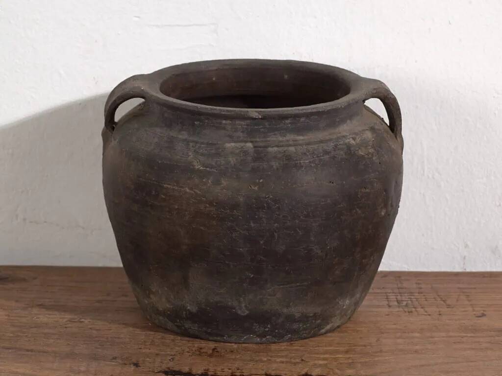 Small antique ceramic vase (c.1900) #11